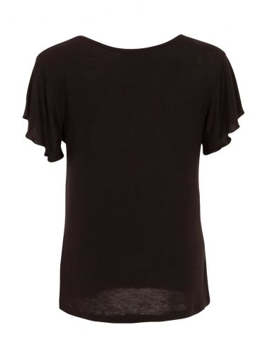 Camiseta 95% viscosa 5%elastano mangas cortas estampado 