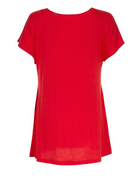 Camiseta 95% viscosa 5% elastano bordado