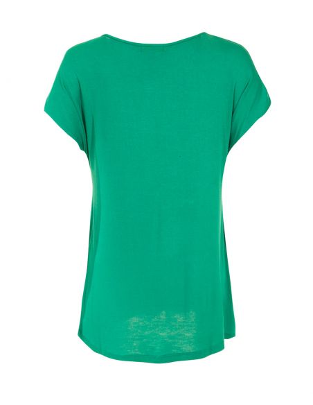 Camiseta 95% viscosa 5% elastano bordado