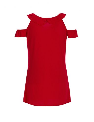 Camiseta 95% viscosa 5% elastano sin mangas estampado