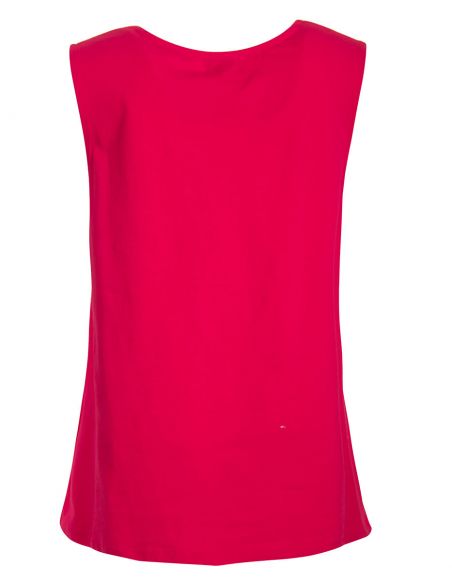 Camiseta 97% algodon 3% elastano sin mangas 2 estampados