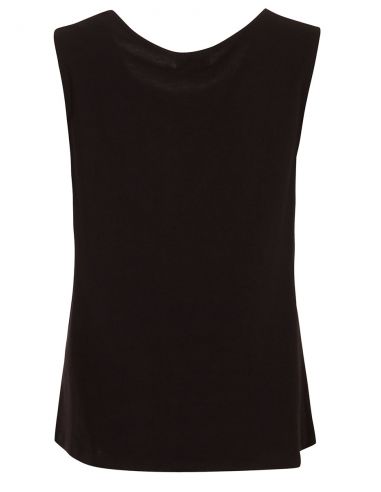 Camiseta 97% algodon 3% elastano sin mangas 2 estampados