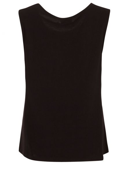 Camiseta 97% algodon 3% elastano sin mangas 2 estampados