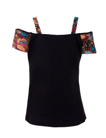 Camiseta 97% algodon 3% elastano estampado malaga