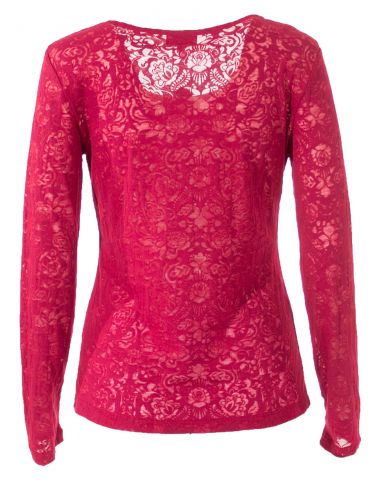 Camiseta 60% algodon 40% poliester devore cuello redondo