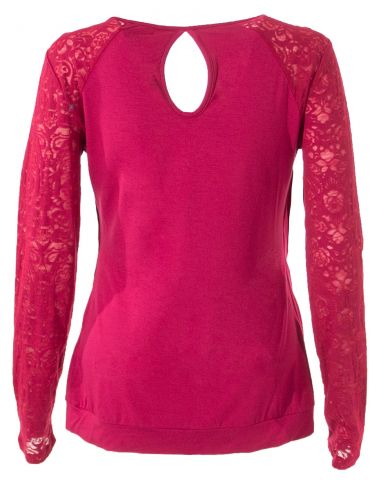 Camiseta 92% viscosa 8% elastano mangas devorees