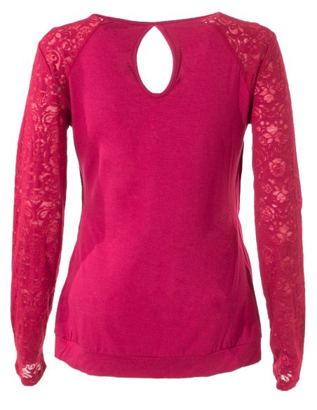 Camiseta 92% viscosa 8% elastano mangas devorees