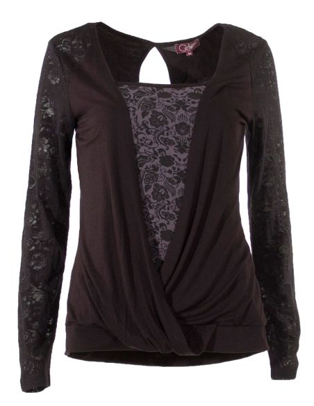 Camiseta 92% viscosa 8% elastano mangas devorees