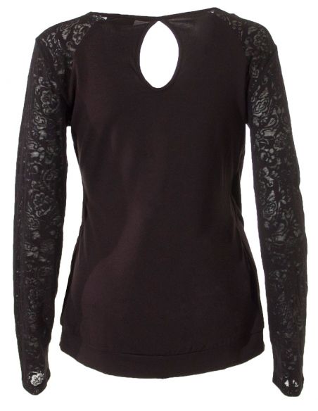 Camiseta 92% viscosa 8% elastano mangas devorees