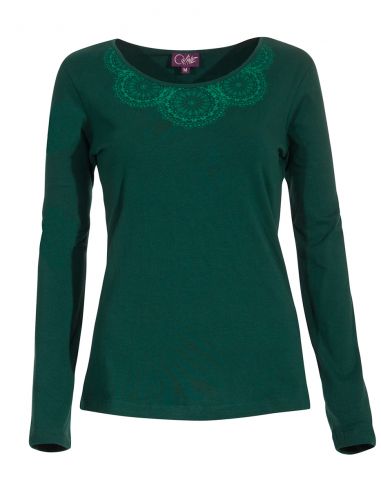 Camiseta 95% algodón 5% elastano mangas largas