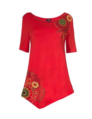 Tunica malla 95% viscosa 5% elastano mangas cortas