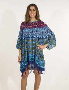 Tunica viscosa flecos con mandalas 2