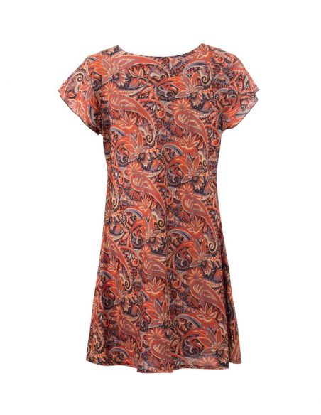 Tunica poliester mangas cortas sari