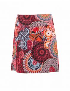 Falda malla 95% poliester5% elastano estampado kale 2