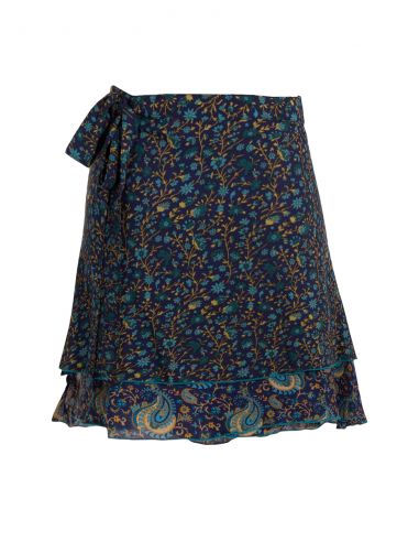 Falda corta poliester cruzada 50 cm