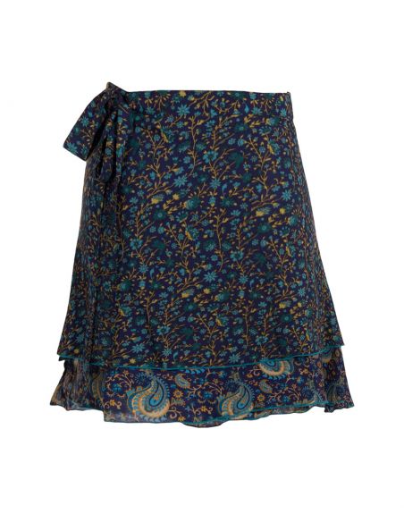 Falda corta poliester cruzada 50 cm