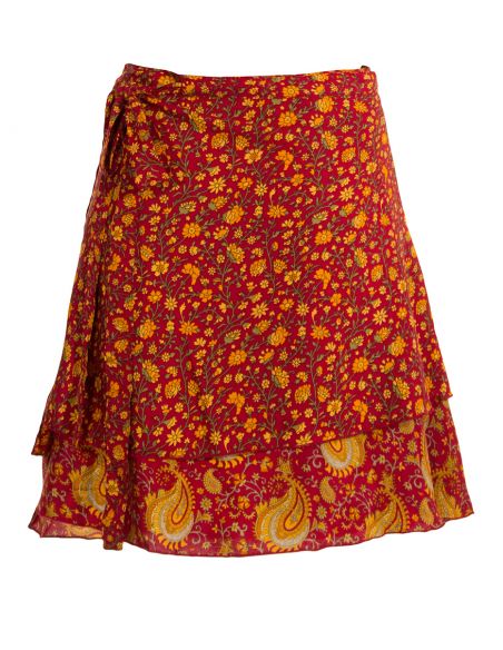 Falda corta poliester cruzada 50 cm