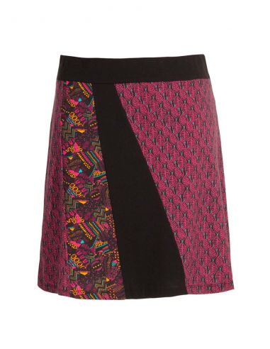 Falda malla 97% algodon 3% elastano mix patch 