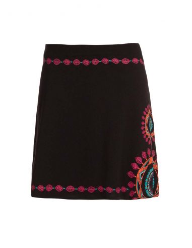 Falda malla 97% algodon 3% elastano estampado place