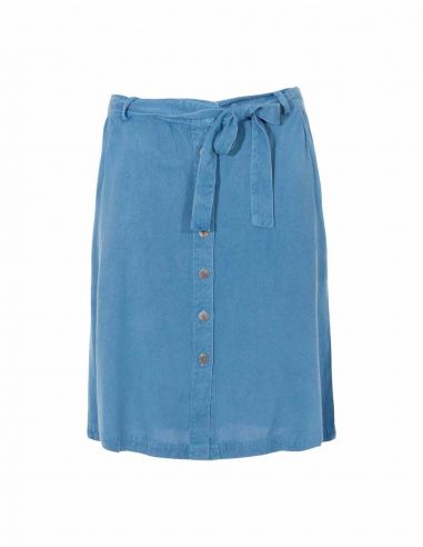 Falda viscosa sw con botones