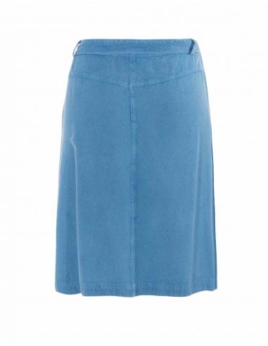 Falda viscosa sw con botones