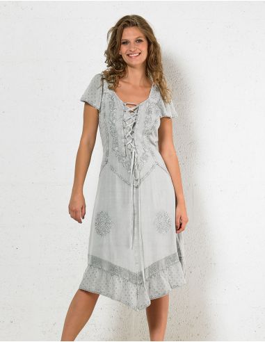 Vestido viscosa tirantes sw