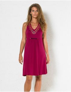 Robe Maille 95%Viscose 5% Elasthanne