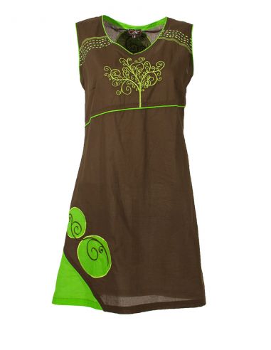 Robe Coton Brode Patch