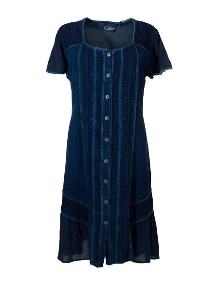 Robe Viscose Ouverte Manches