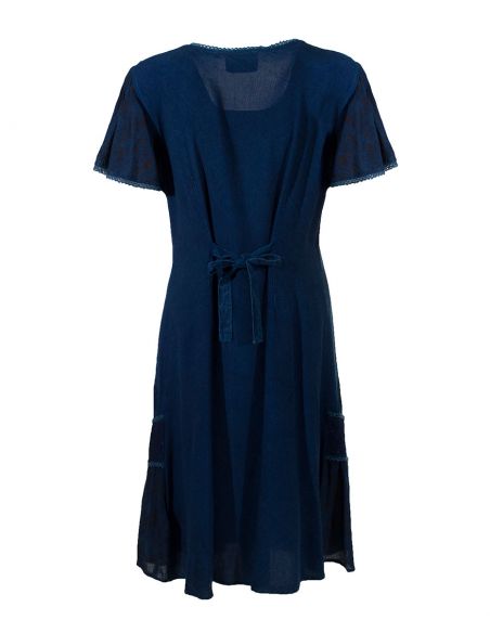 Robe Viscose Ouverte Manches