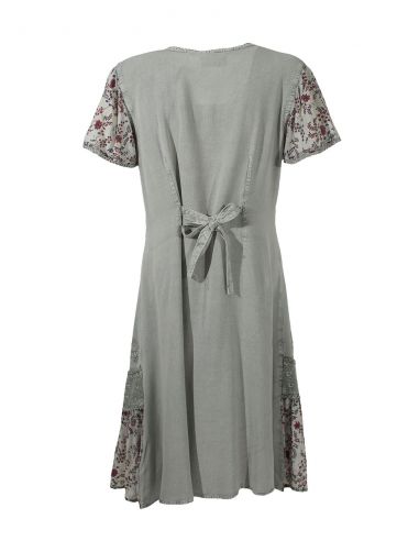 Robe Viscose Ouverte Manches