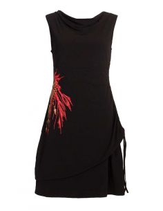 Vestido malla 97% algodon 3% elastano estampado place 2