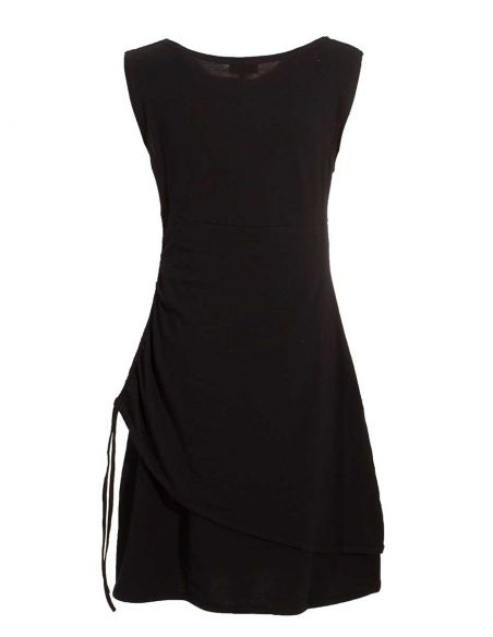 Vestido malla 97% algodon 3% elastano estampado place