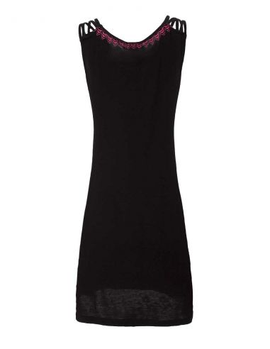 Vestido malla 95% viscosa 5% elastano