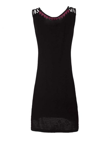 Vestido malla 95% viscosa 5% elastano