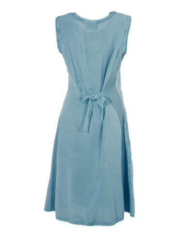 Vestido viscosa sw con bordados