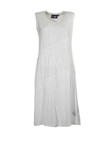 Vestido viscosa sw con bordados