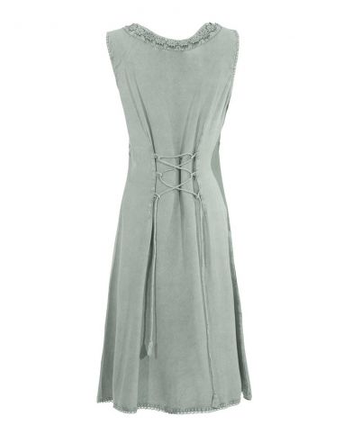 Vestido viscosa sw con bordados