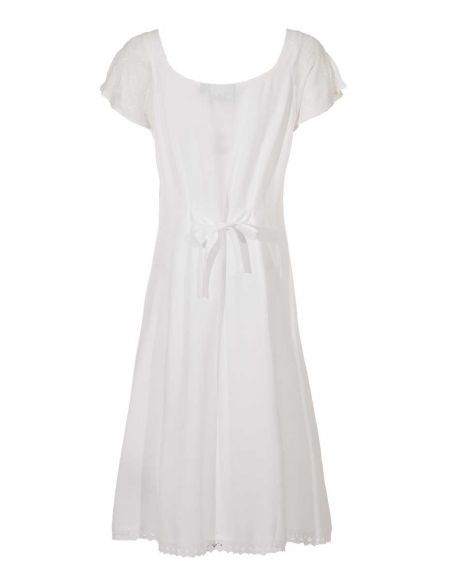 Vestido viscosa sw con bordados