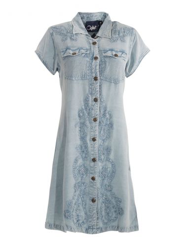 Vestido viscosa sw mangas cortas