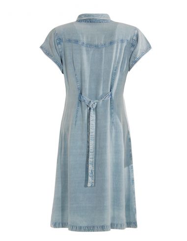 Vestido viscosa sw mangas cortas