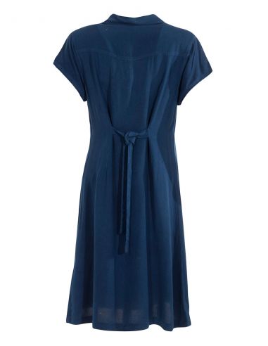 Vestido viscosa sw mangas cortas