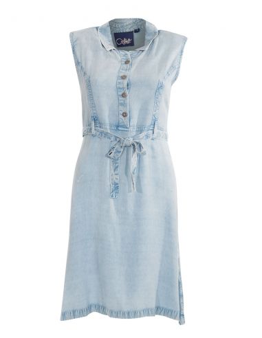 Vestido viscosa sw sin mangas 