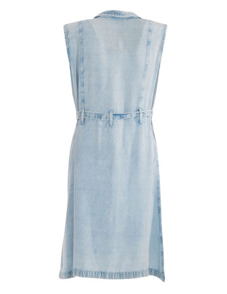 Vestido viscosa sw sin mangas 