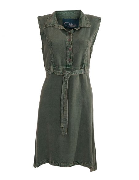 Vestido viscosa sw sin mangas 