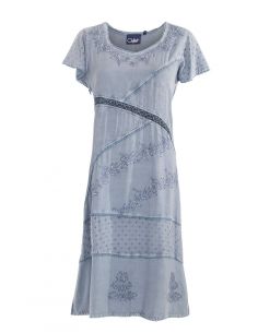 Vestido viscosa sw mangas cortas 2