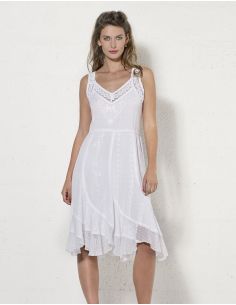 Vestido viscosa sw sin mangas 