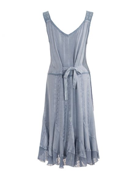 Vestido viscosa sw sin mangas 