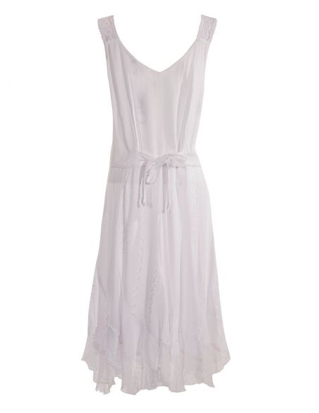 Vestido viscosa sw sin mangas 