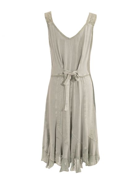 Vestido viscosa sw sin mangas 